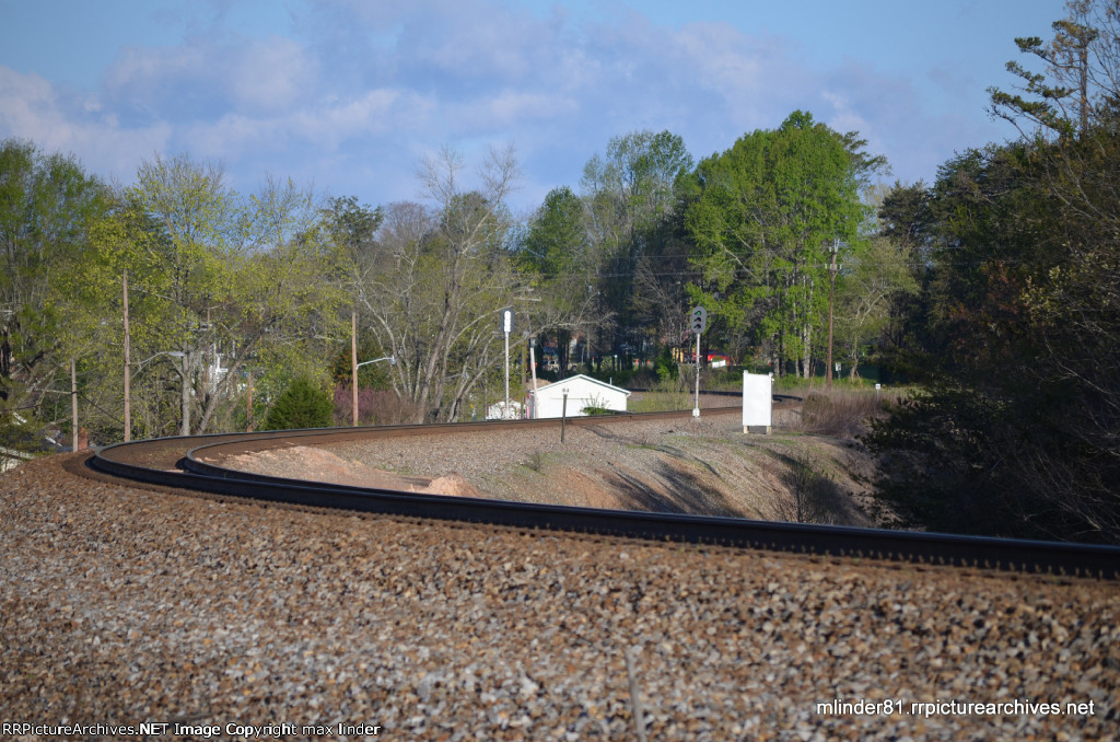 WB toward Morganton